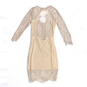 For Love & Lemons cream lace dress bridal Size M Retailed at $250